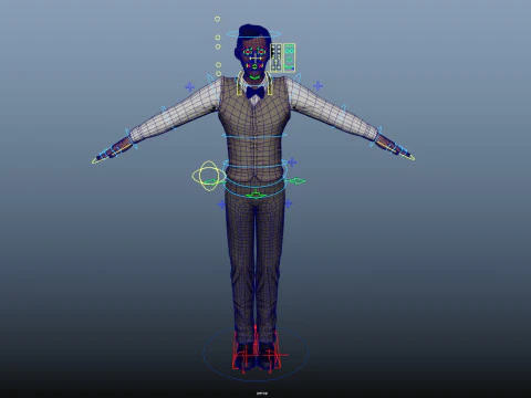 Cartoon Man 3D Model