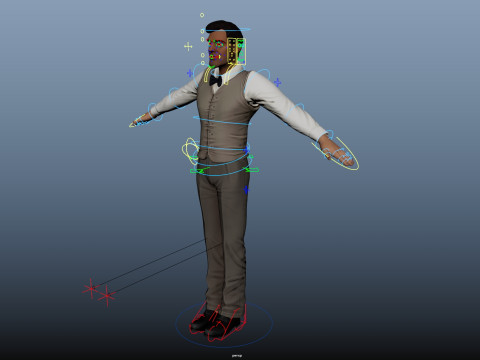 Cartoon Man 3D Model