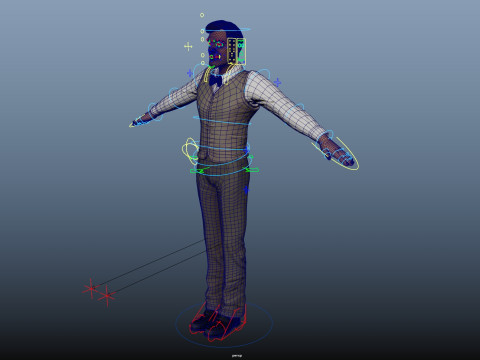 Cartoon Man 3D Model