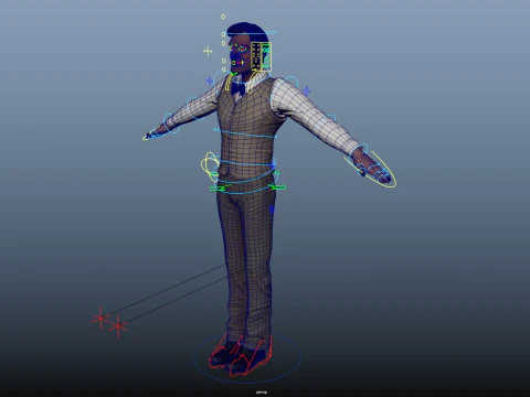 Cartoon Man 3D Model