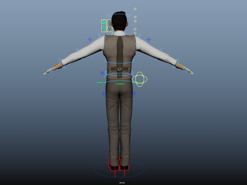 Cartoon Man 3D Model