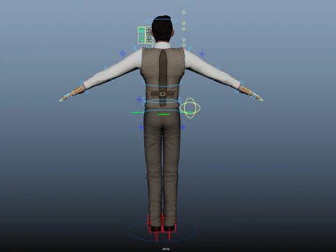 Cartoon Man 3D Model