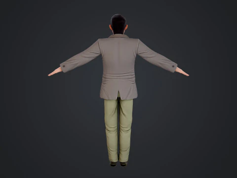 Cartoon Man 3D Model