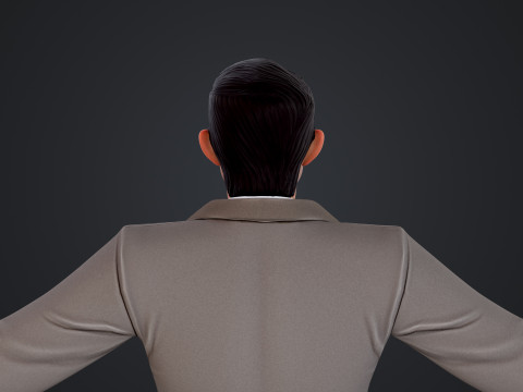 Cartoon Man 3D Модель