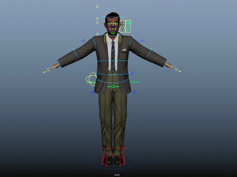 Cartoon Man 3D Model