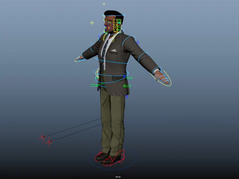 Cartoon Man 3D Model