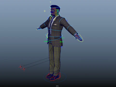 Cartoon Man 3D Model