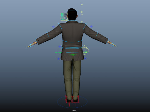 Cartoon Man 3D Модель
