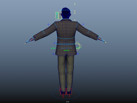 Cartoon Man 3D Модель