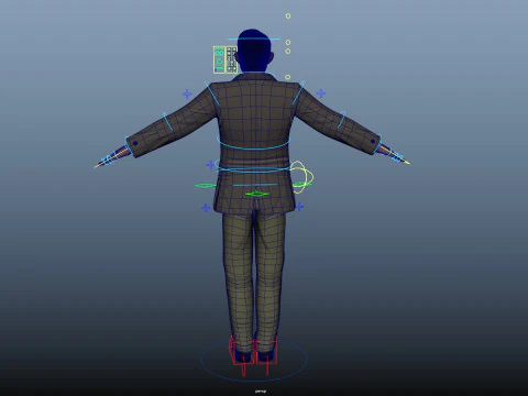 Cartoon Man 3D Model