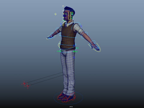 Cartoon Man Model 3D