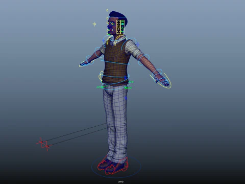 Cartoon Man 3D Model