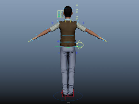 Cartoon Man Model 3D