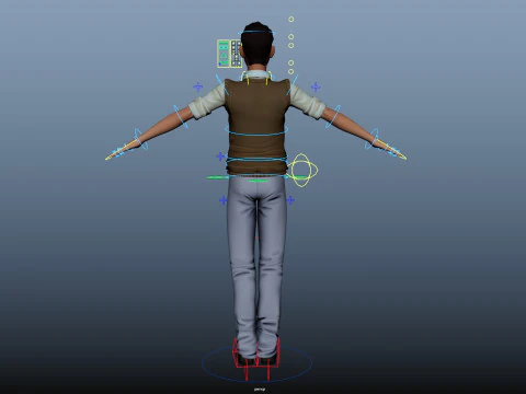 Cartoon Man 3D Model
