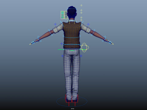 Cartoon Man Model 3D