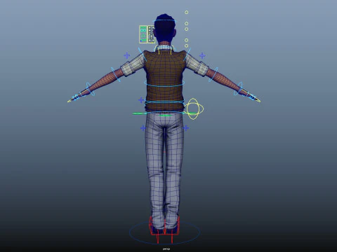 Cartoon Man 3D Model