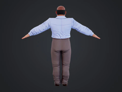 Cartoon Man 3D Model