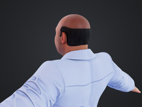 Cartoon Man 3D मॉडल