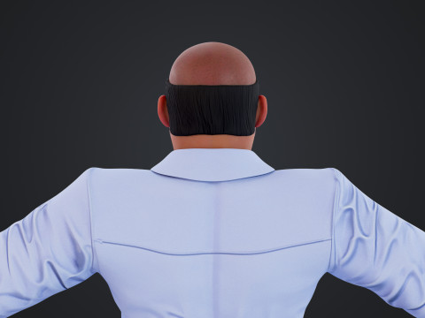 Cartoon Man 3D मॉडल