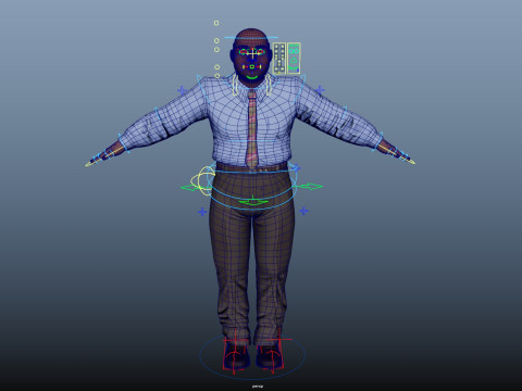 Cartoon Man 3D मॉडल