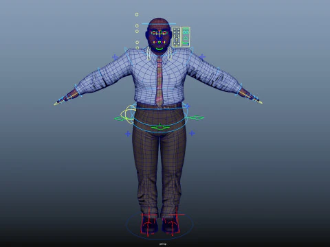 Cartoon Man 3D Model