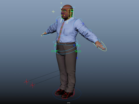 Cartoon Man 3D मॉडल