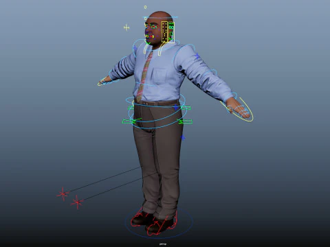 Cartoon Man 3D Model
