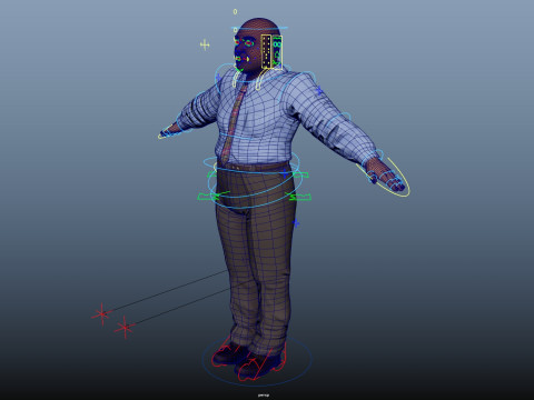 Cartoon Man 3D मॉडल