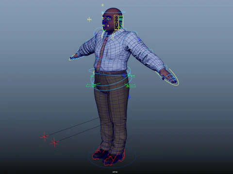 Cartoon Man 3D Model