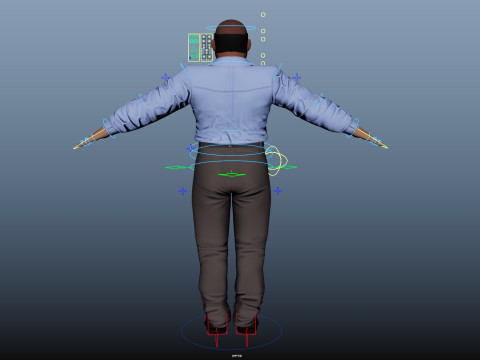 Cartoon Man 3D मॉडल