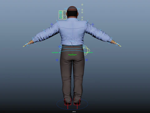 Cartoon Man 3D Model