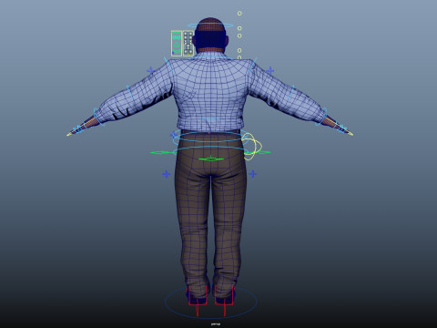 Cartoon Man 3D मॉडल