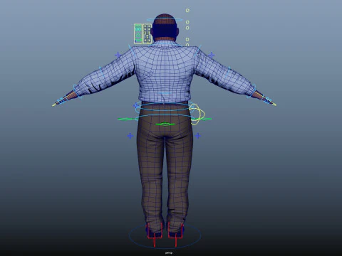 Cartoon Man 3D Model