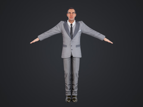 Cartoon Man 3Dモデル