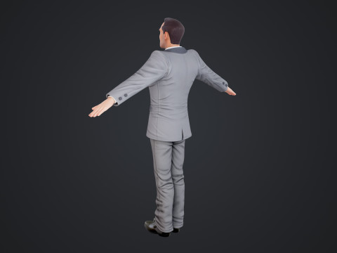 Cartoon Man 3Dモデル