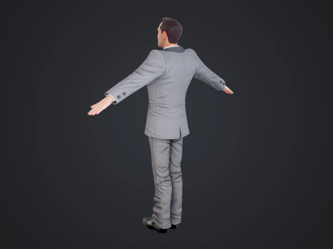 Cartoon Man 3D Model