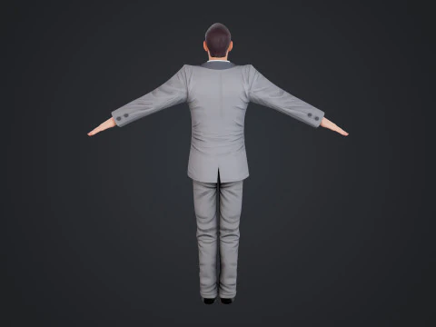 Cartoon Man 3D Model