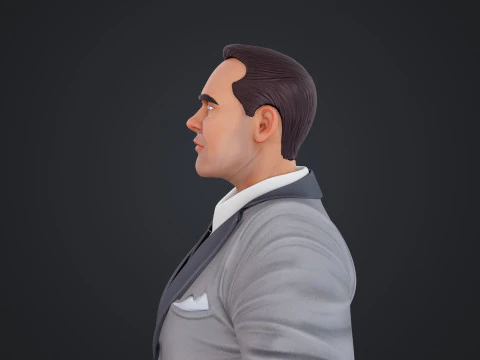 Cartoon Man 3D Model