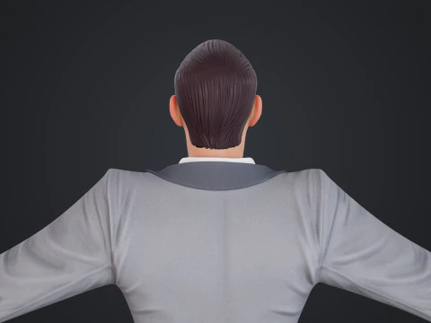 Cartoon Man 3D Model