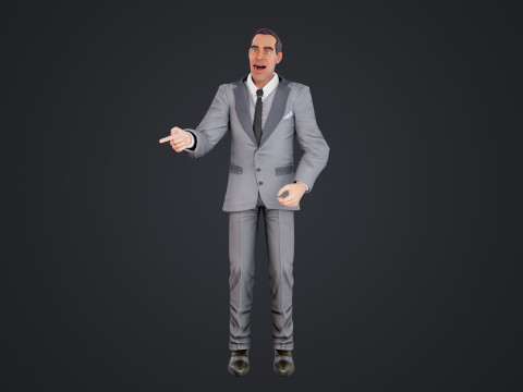 Cartoon Man 3Dモデル