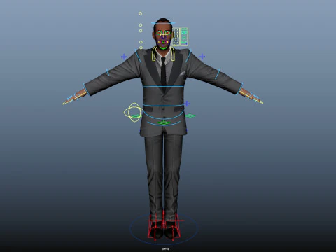 Cartoon Man 3D Model