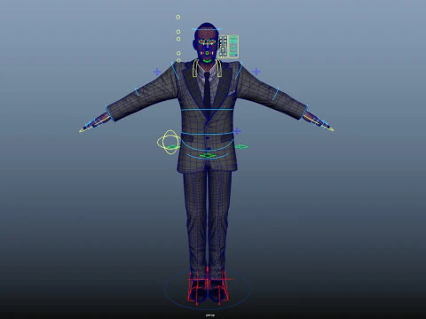Cartoon Man 3D Model
