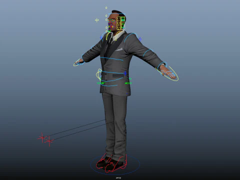 Cartoon Man 3D Model