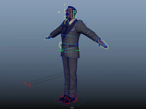 Cartoon Man 3D Model