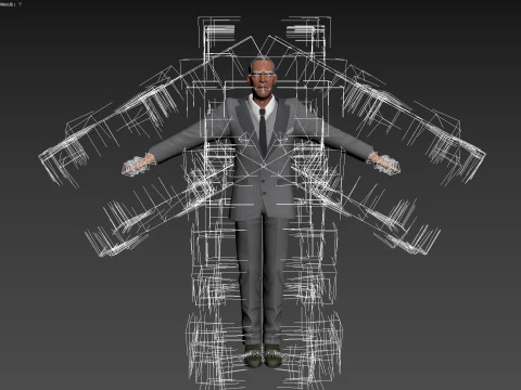 Cartoon Man 3D Model