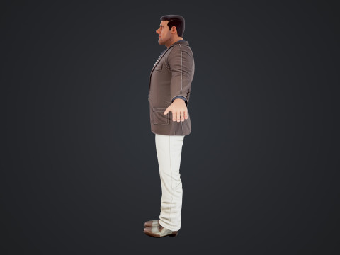 Cartoon Man 3Dモデル