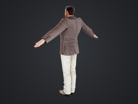 Cartoon Man 3Dモデル