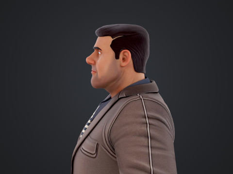 Cartoon Man 3Dモデル