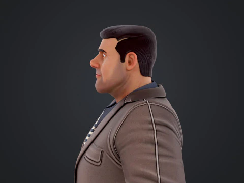 Cartoon Man 3D Model