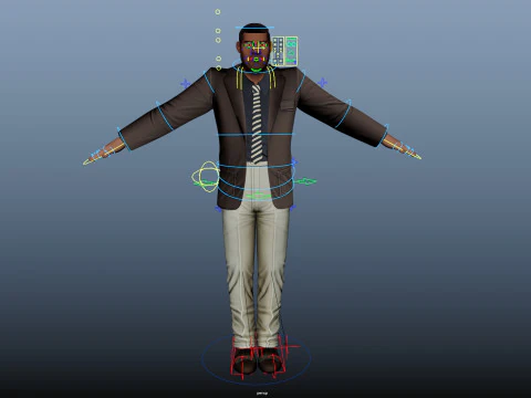 Cartoon Man 3D Model